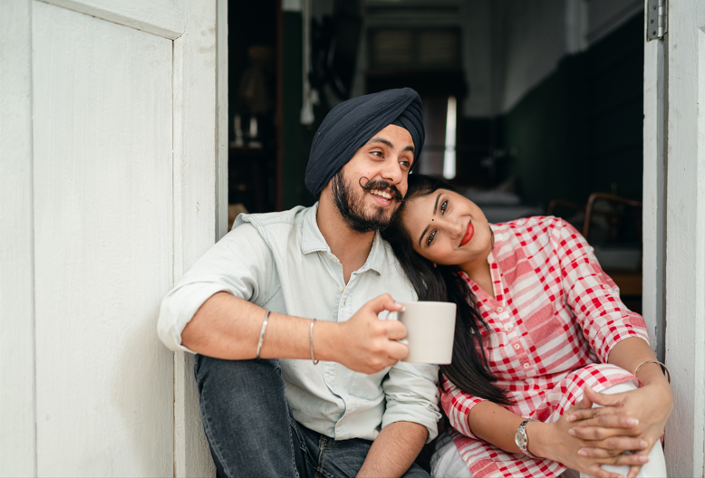 Couple Happy after an Estate Plan